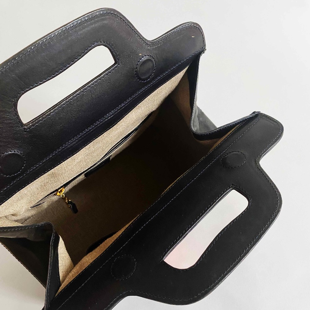 Barneys New York Leather Handle Bag - Picture 3 of 5